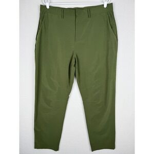 Fabletics The‎ Only Pant Mens XL Olive Green Lightweight Performance